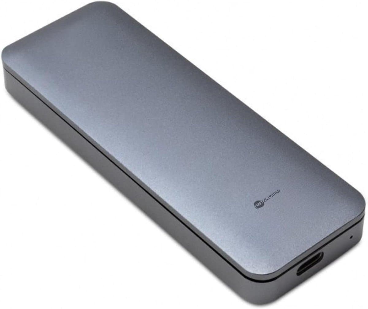 Externe SSD - Opslagstation M.2 - Snelle Data Transfer - Aluminium Behuizing - 2TB - Grijs — afbeelding 1