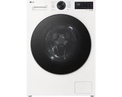 LG F4X5011TWB wasmachine 11 kg met AI DD voor betere stofverzorging, TurboWash360˚ voor snel en grondig wassen in ca. 39 min, Steam verwijdert allergenen en bacteriën, ThinQ slimme bediening en stille, duurzame Inverter Direct Drive. Energieklasse A