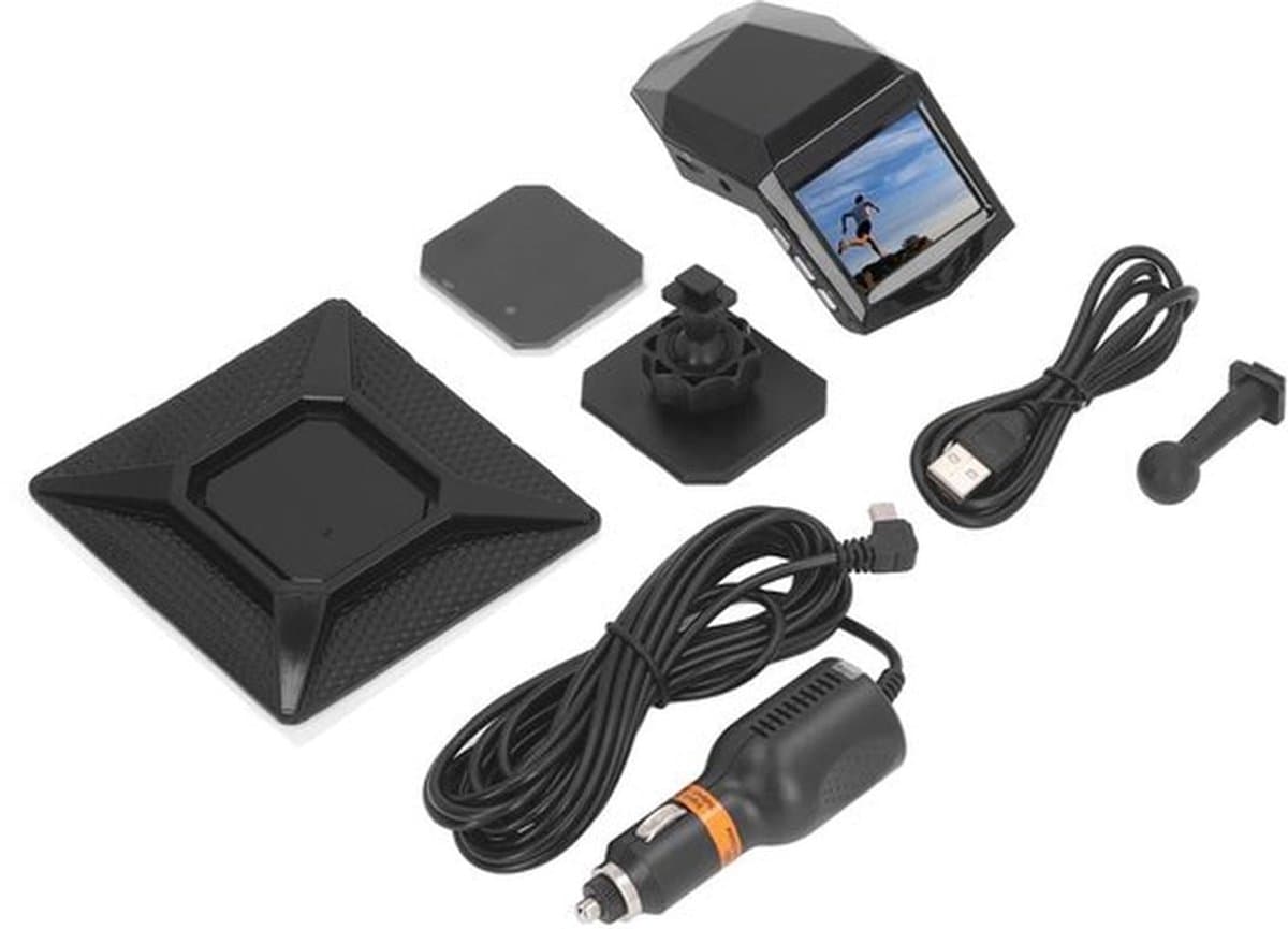 Voor- en achterdashcam 10MP F1.8 diafragma 170° groothoek dashboardcamera met bewegingsdetectie — afbeelding 1