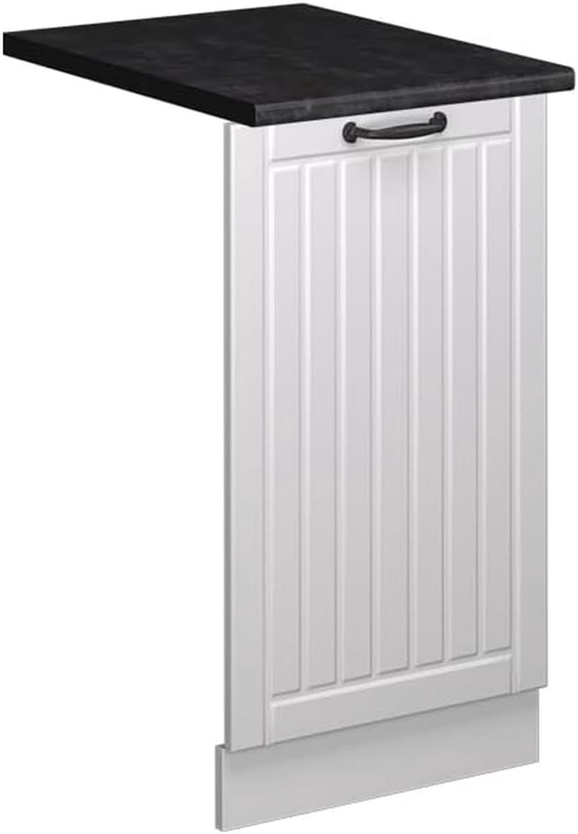 Vaatwasserpaneel Wit Landhuis Stijl 45 cm — afbeelding 1