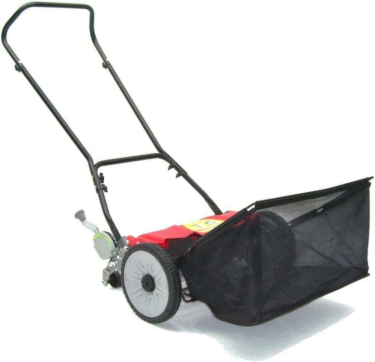 Professionele Handgrasmaaier 46 cm - Stille en Milieuvriendelijke Kooimaaier met 9-positie Maaihoogte-instelling en 50 Liter Opvangbak — afbeelding 1