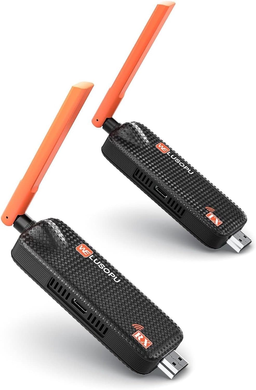 Draadloze HDMI Zender En Ontvanger - 4K Ingang Naar 1080P Full HD Uitgang - HDMI Aansluiting - Zwart - Voor Presentaties En Trainingen — afbeelding 1