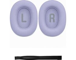 Set Oorkussens voor JBL Koptelefoon - Tune 770NC Oorkussen - Tune 770 / Tune 760NC / T760NC / Tune 760BTNC / Tune 750BTNC / Tune 750BT / Tune 720BT / Tune 720 - Kunstleer met Traagschuim - Paars
