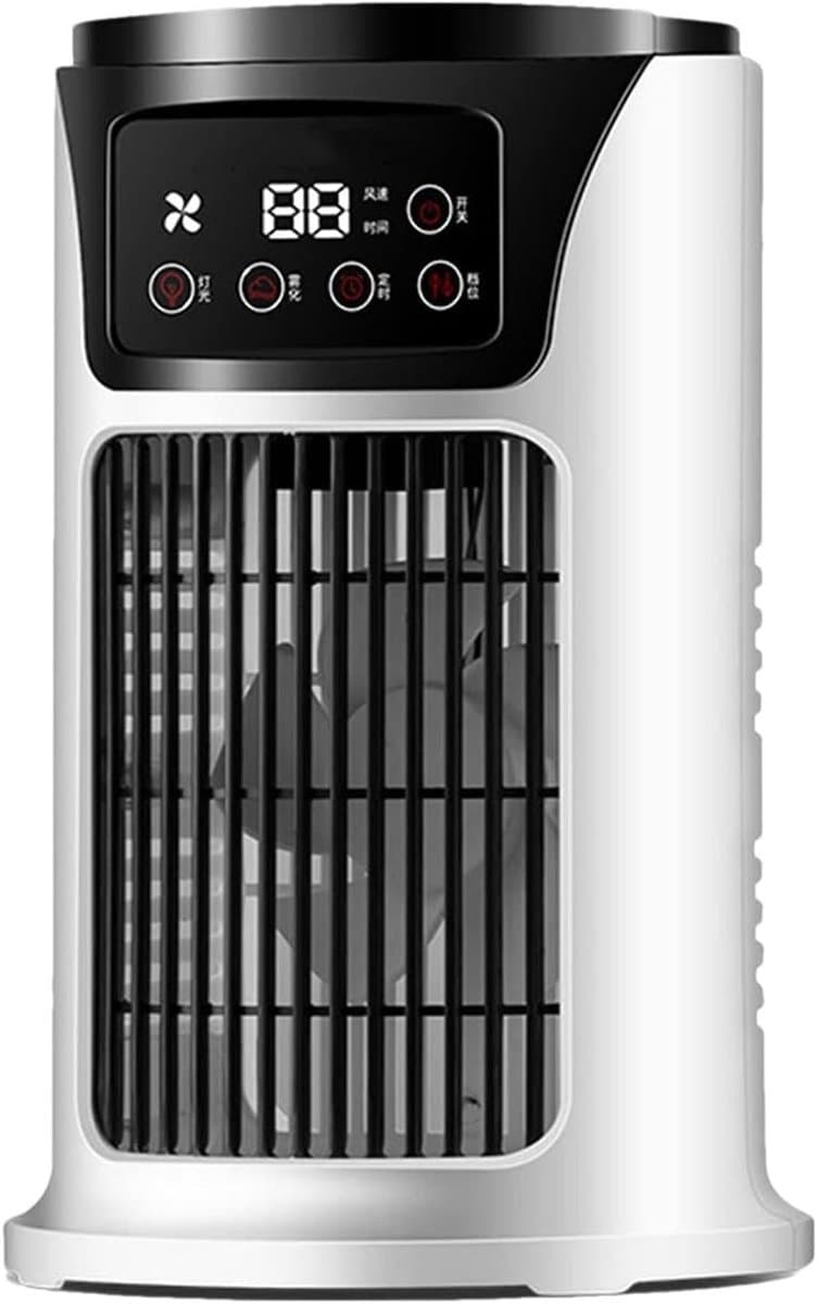 Draagbare Luchtkoeler - Persoonlijke Ventilator - Koel Blijven - Energiebesparend - Compact Formaat - Wit — afbeelding 1