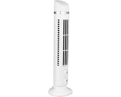Bladeless Ventilator - Toren Ventilator - Thuis Kantoor - Stille Werking 34dB - 33 cm Hoog - Wit