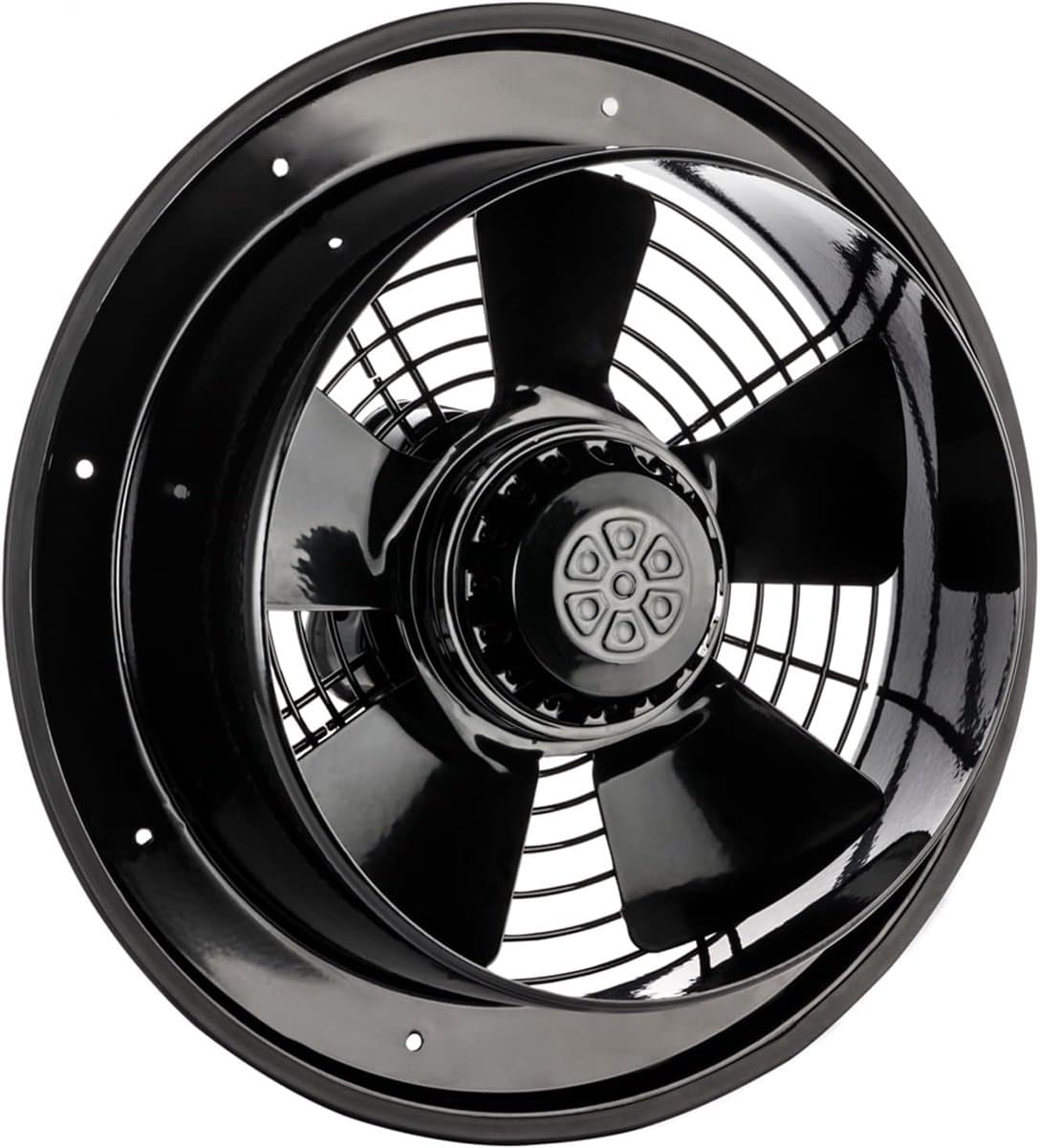 Industriële Ventilator - Axiale Ventilator - Luchtcirculatie Werkplaats - Toerentalregelbaar - 350mm - Metaal — afbeelding 1