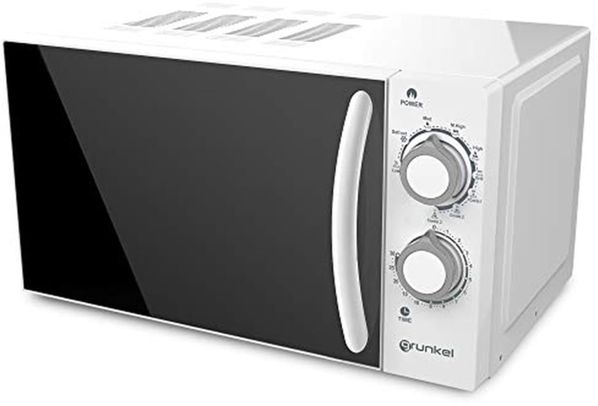 Magnetron met grill - Oven combi - Snel opwarmen - Roestvrijstalen design - 20 liter - Wit — afbeelding 1