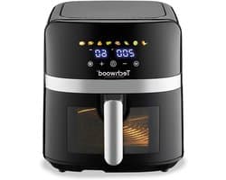 Airfryer - Olievrije Frituurpan - Gezond Koken - Digitale Touchscreen - 8 Liter - Zwart