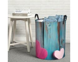 Wasmand met handvatten - Opbergmand Ronde mand - Kleding opbergen - Lichtgewicht ontwerp - 498 x 399 x 498 cm