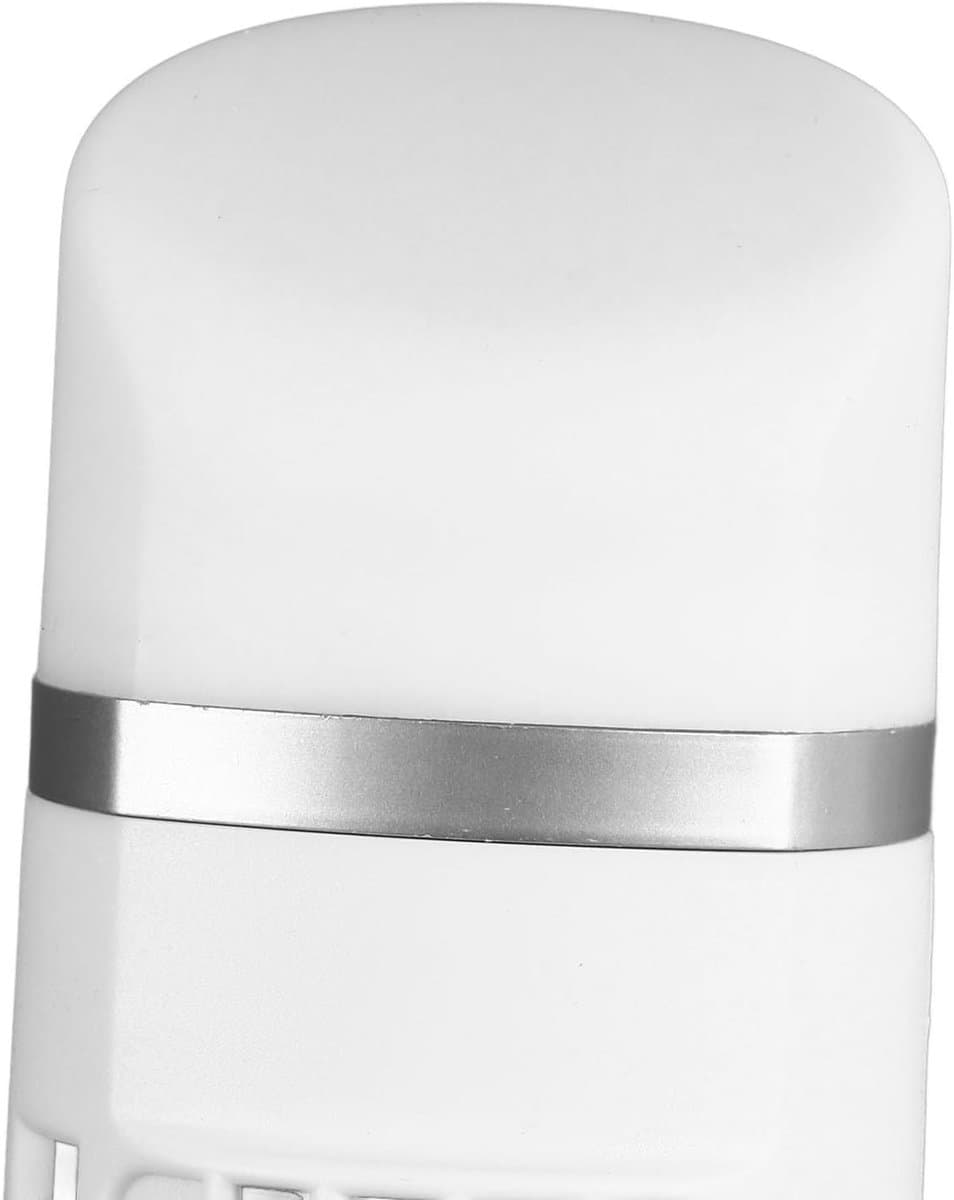 Bladeless Ventilator - Tafelventilator - Thuis Kantoor - Ingebouwd Licht - 10x11x39 cm - Wit — afbeelding 1