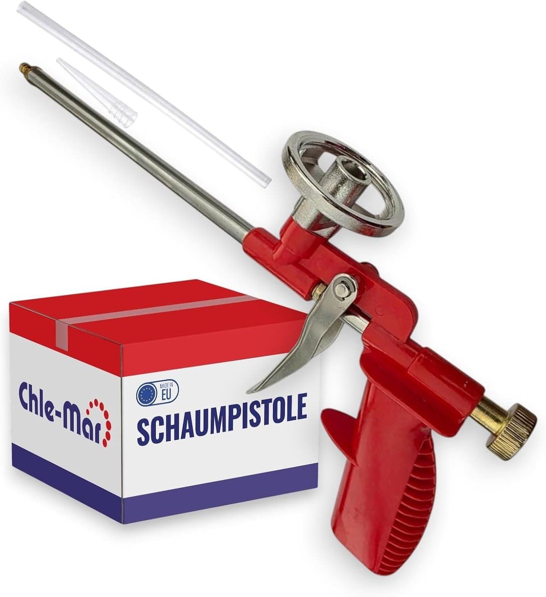 Chle-Mar - Metal purfoam gun - Precise gun for gun foam and mounting foam - ShopVlot — afbeelding 1
