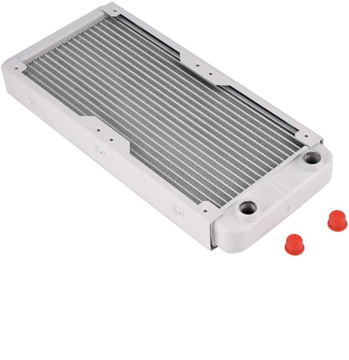 Omgoods- Radiator Aluminium - Computer Waterkoeling - Luchtreiniger - 3D-Printapparatuur - Hoogwaardige Koeling - G1/4 Poort - Koellichaam — afbeelding 1