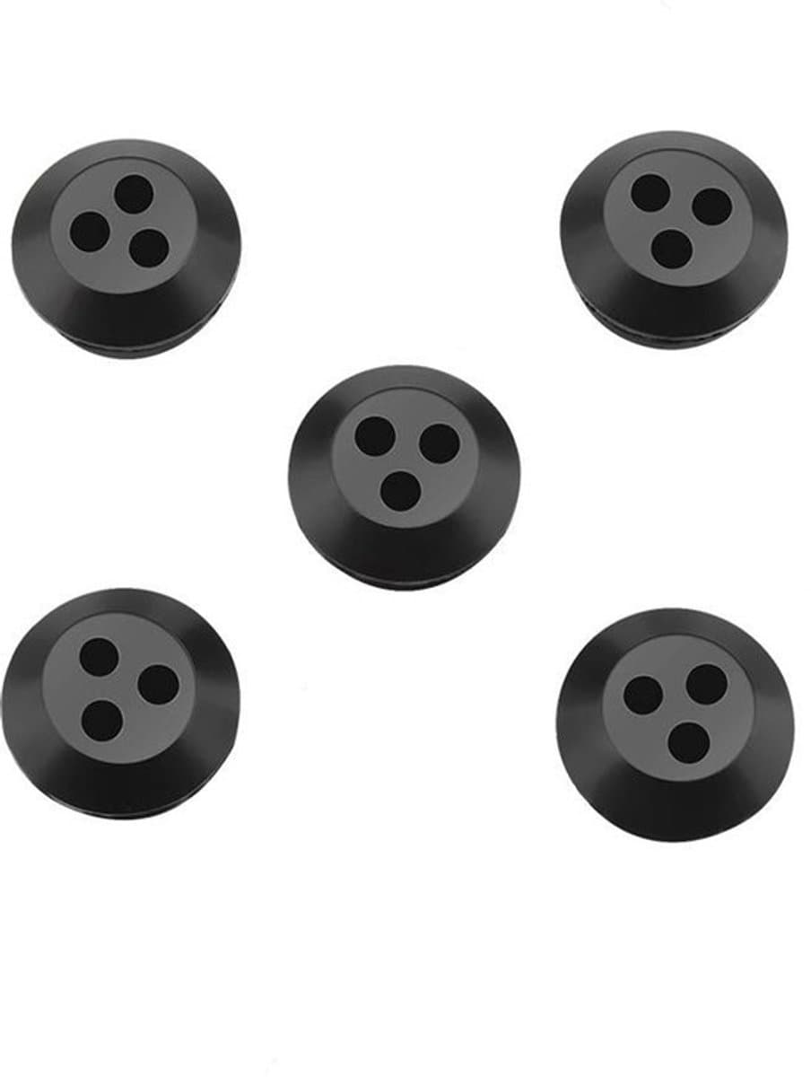 Doorvoertule 3-gaats - Brandstoftank Doorvoer - Vervangingen Grasmaaier - Rubber - Gatdiameter 5 mm - Compatibel met Echo Modellen — afbeelding 1
