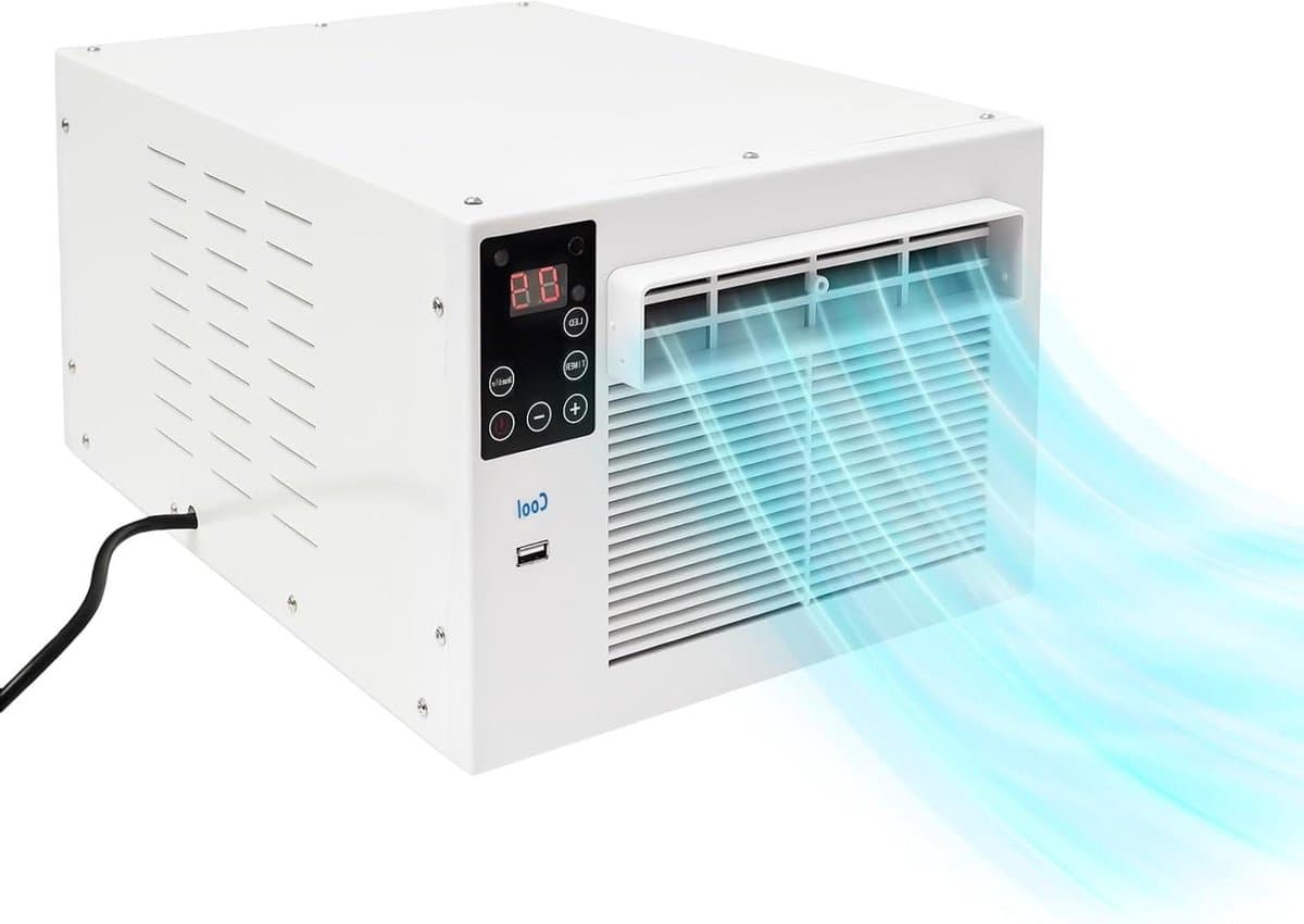 Mini Airco - Compacte Koeler - Persoonlijke Koeling - Geluidsarm Ontwerp - 46x28x23 cm - Wit — afbeelding 1