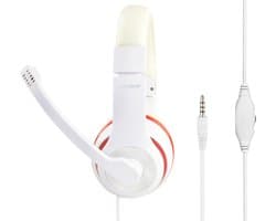 Gembird stereo headset met microfoon wit