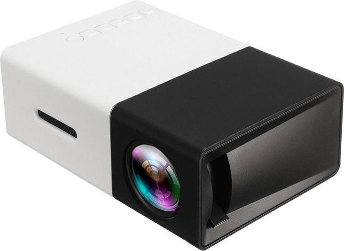 YG-300 Mini Beamer - 320 x 240 - USB - HDMI - Wit - Zwart - 50 lumen — afbeelding 1