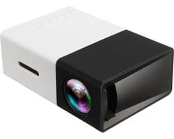 YG-300 Mini Beamer - 320 x 240 - USB - HDMI - Wit - Zwart - 50 lumen