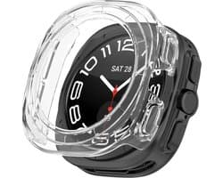 Hard Plastic Hoesje Geschikt voor de Samsung Galaxy Watch Ultra 47 MM - Sterk Materiaal - Transparant