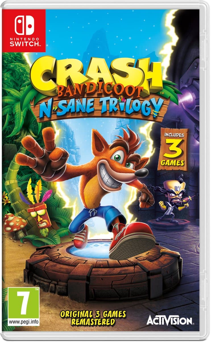 Crash Bandicoot N. Sane Trilogy - Nintendo Switch — afbeelding 1