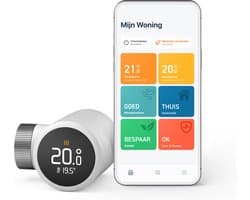 tado° Slimme Radiatorknop X – Uitbreidingset 1 Stuk – Slimme Thermostaatknop – Werkt met Google Home, Alexa & Apple HomeKit - Draadloos
