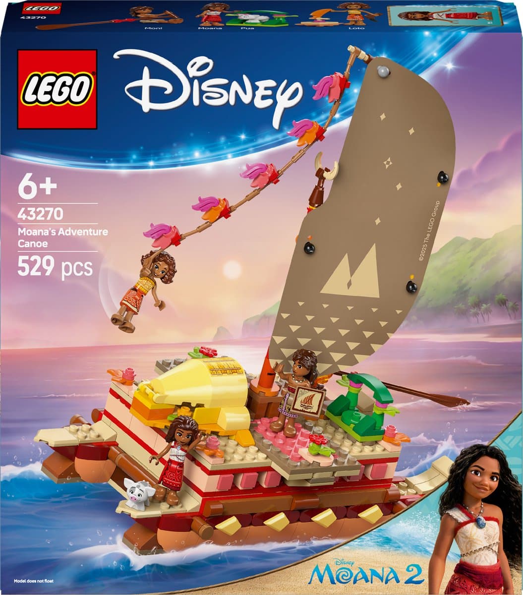 LEGO Disney - Vaiana's avonturenkano Constructiespeelgoed — afbeelding 1
