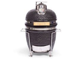 YAKINIKU Kamado - MINI - 11 inch - Inclusief Draagbaar Onderstel - 28 cm Grilloppervlak - 1-2 Personen - Keramiek - Houtskool BBQ