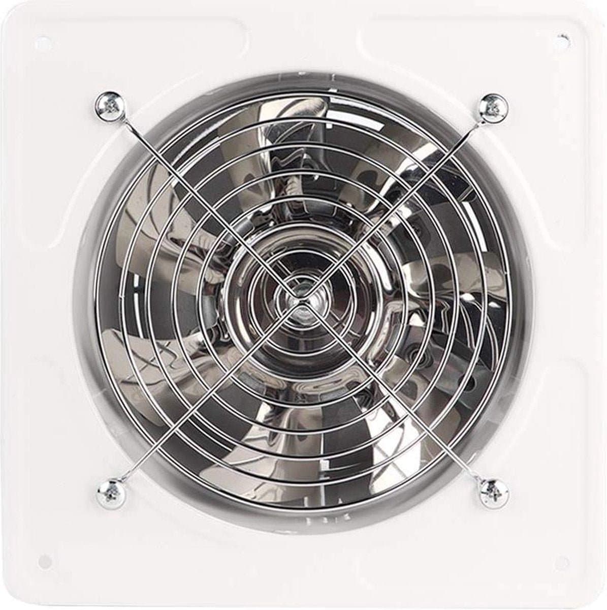 Axial Exhaust Blower Flow Fan for Warehouse Restaurant Garage - White . — afbeelding 1