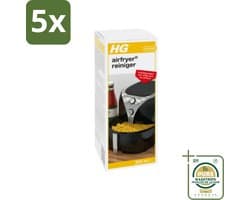 5 x HG Airfryer Reiniger 250 ml - Grootverpakking - Airfryer Reiniger - Vetresten Verwijderen - Reinigen Airfryer - Hardnekkige Aanslag - Vaatwasser
