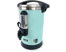 HCB® - Professionele Horeca Percolator - 5,3 liter - 35 kopjes - 230V - RVS / INOX Perculator - Elektrisch koffiezetapparaat - Volautomatische koffiemachine - 30x30x43 cm (DxBxH) - 2.40 kg - 1356