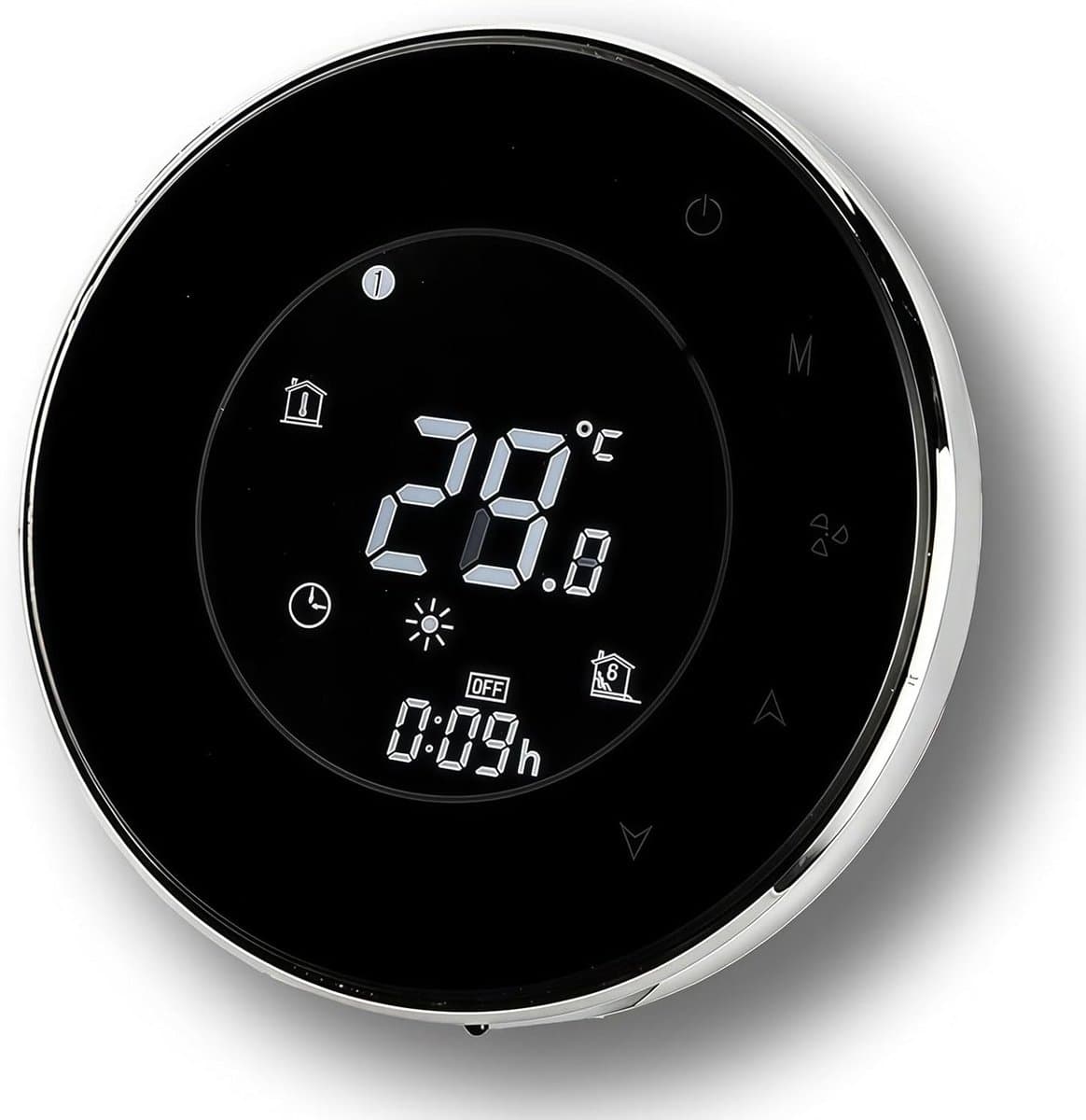 Programmeerbare Wi-Fi Thermostaat met Touchscreen - Afstandsbediening via Smartphone, Compatibel met Alexa en Google Home — afbeelding 1