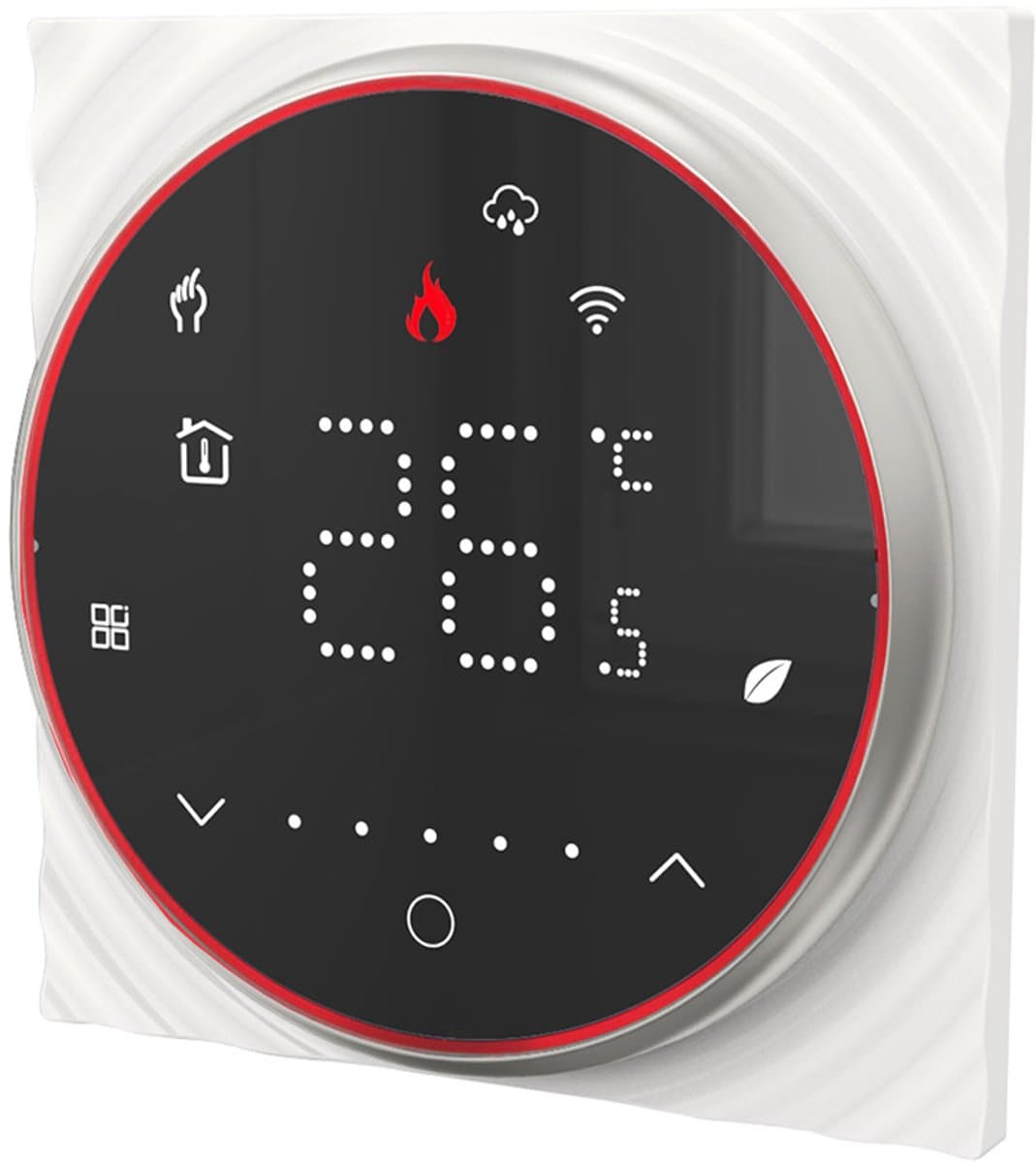 Slimme Tuya WiFi-thermostaat met spraakbesturing 5A Digitale programmeerbare temperatuurregelaar voor vloerverwarming Digitale intelligente wandthermostaat met dimbare lichtkleur voor waterverwarming Compatibel met Tmall Genie Amazon Home — afbeelding 1