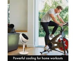 Efficiënte Home Ventilator met Afstandsbediening en LED Verlichting - 3D Oscillatie
