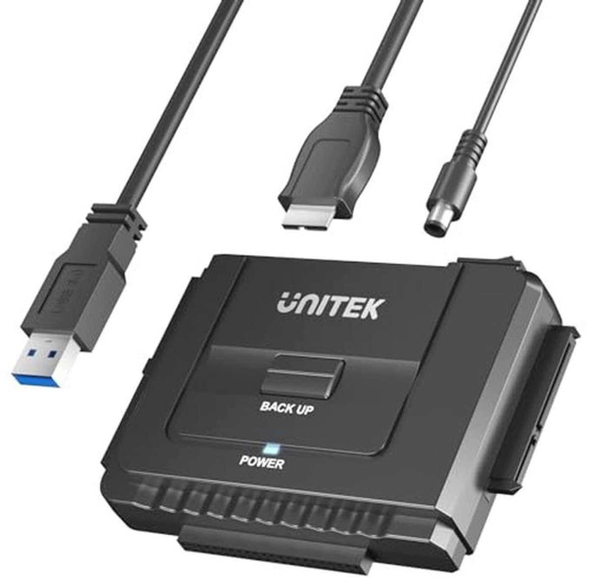 USB 3.0 naar IDE SATA Converter voor Externe Harde Schijf - Ondersteunt 2,5/3,5 inch HDD SSD met DC 12V 2A — afbeelding 1