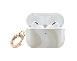 Selencia Case - Hoesje geschikt voor AirPods Pro 2 / Pro 2 (2022) - Desert Waves Beige