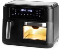 Digitale Heteluchtfriteuse 4-in-1 met 9 Functies: Frituren, Grillen, Bakken en Drogen