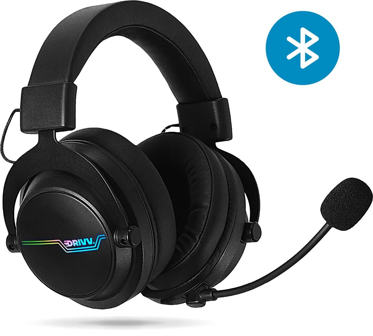 Drivv. PRO Draadloze Gaming Headset met Microfoon - Bluetooth Game Headset geschikt voor PS4, PS5 en PC - Gaming Koptelefoon - Draadloos 2.4GHz — afbeelding 1