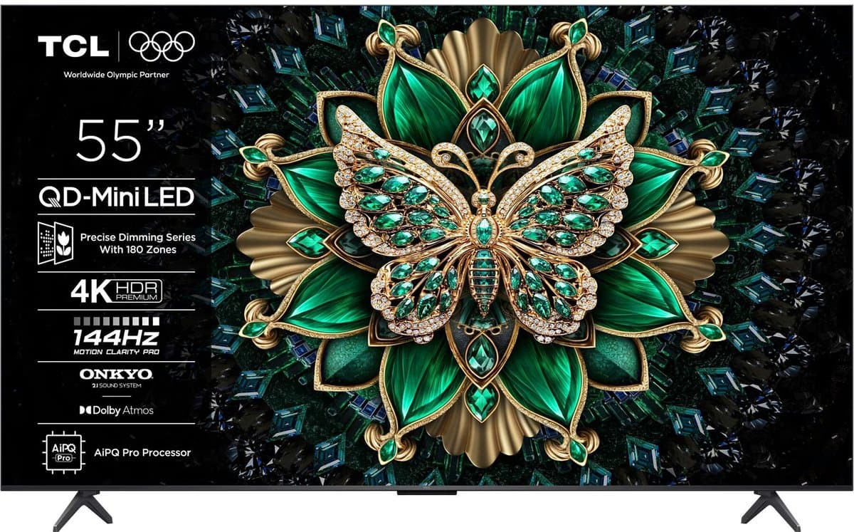 TCL 55" QD Mini-led C61K 4K (2025) — afbeelding 1
