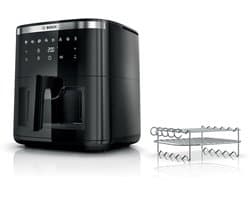 Bosch Serie 6 MAF671B1 friteuse Enkel 7,2 l Vrijstaand 1800 W Heteluchtfriteuse Zwart — afbeelding 1