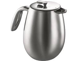 French Press Stainless Steel - 12 cup 15 L - Crome