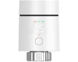 Slimme Radiator Actuator - Thermostaatklep Controller - Verwarming Regelen - ZigBee3.0 Connectiviteit - 1 Stuks - Wit