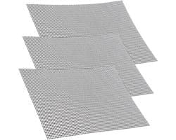 Set van 3 Herbruikbare Grillmatten met Antiaanbaklaag, 42 x 36 cm, Perfect voor BBQ, Gas- en Houtskoolgrills, Oven en Koken