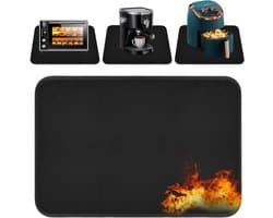 Hittebestendige silicone mat voor airfryer 60 x 80 cm, brandveilig, antislip en waterdicht, ideaal voor oven en keukenoppervlak