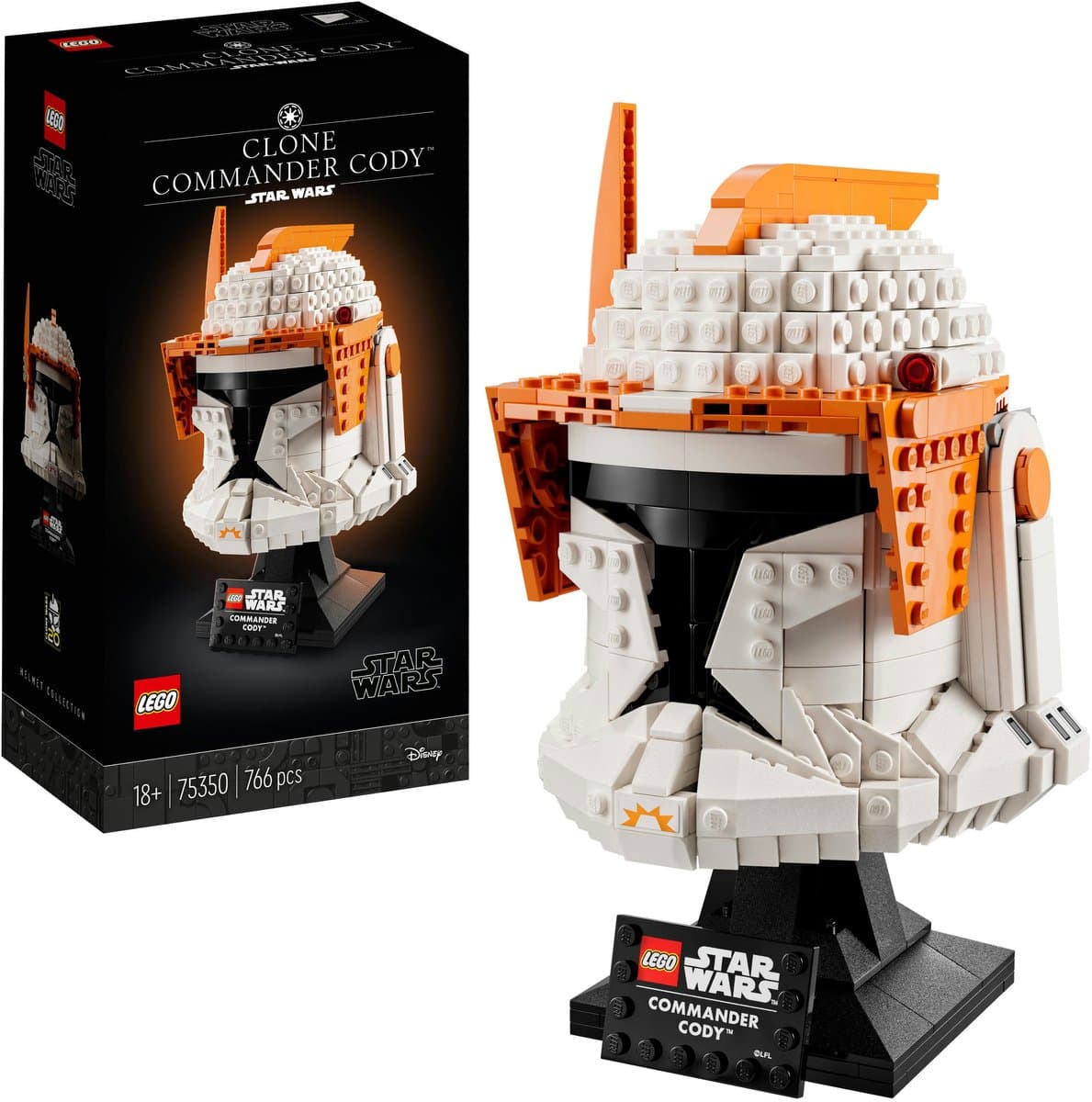 LEGO Star Wars Clone Commander Cody Helm Bouw en Decoratie Set voor Volwassenen - 75350 — afbeelding 1
