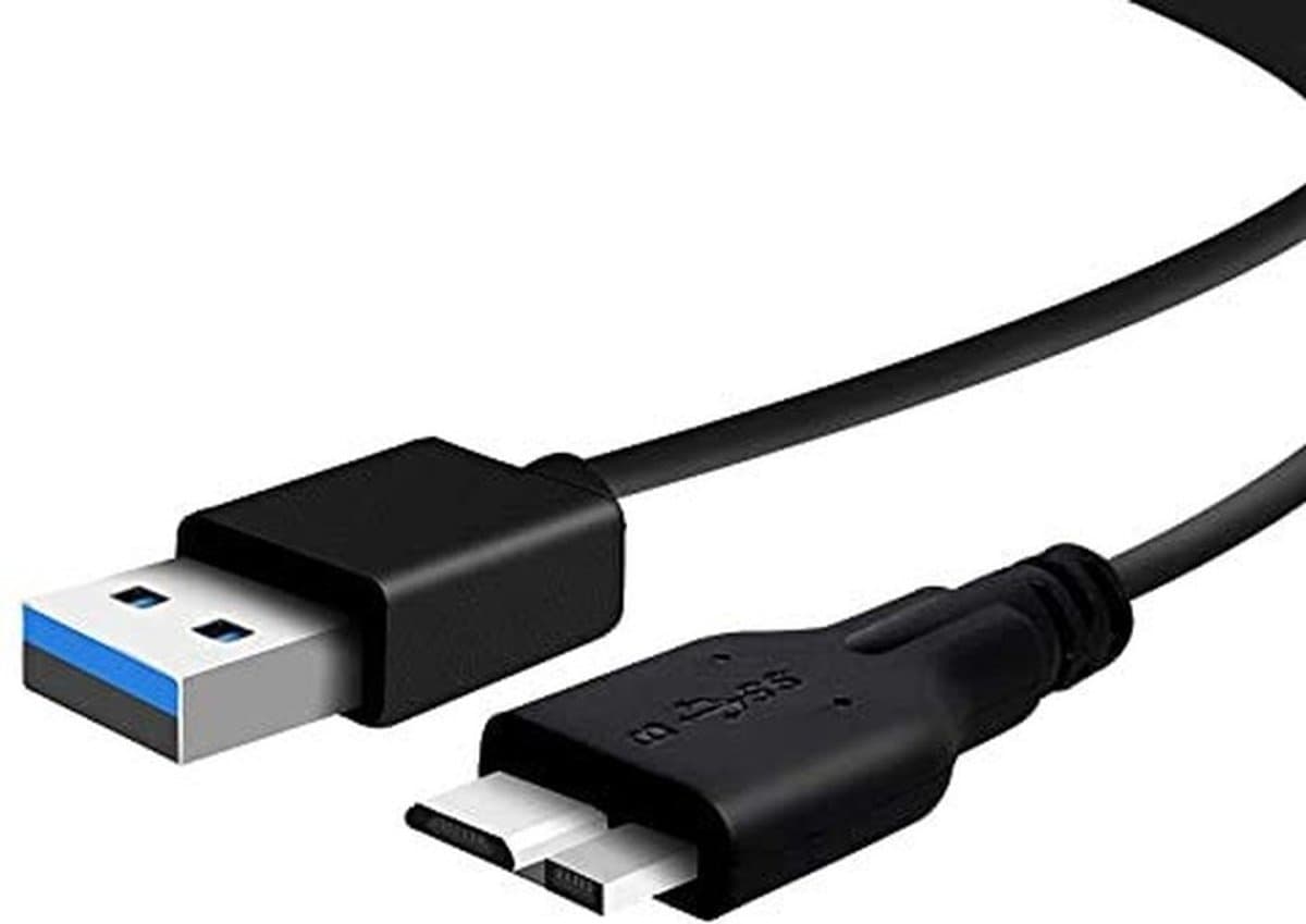 USB B Kabel voor Seagate Game Drive en Maxtor M3 - USB 3.0 Hi-Speed — afbeelding 1
