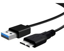 USB B Kabel voor Seagate Game Drive en Maxtor M3 - USB 3.0 Hi-Speed