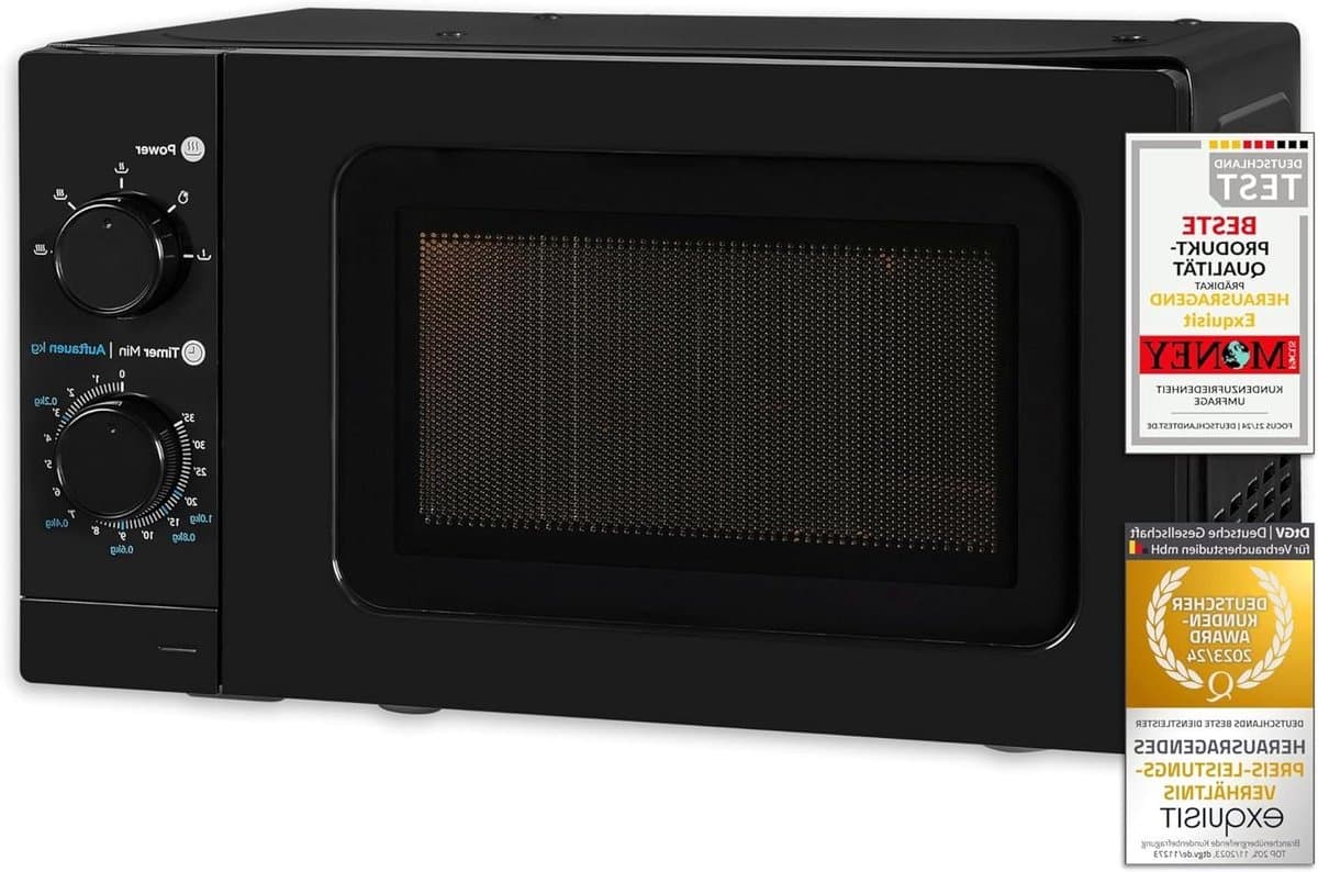 Magnetron - Oven Apparaat - Eten Opwarmen - 5 Vermogensstanden - 20 Liter - Zwart — afbeelding 1