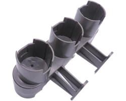 Stofzuiger Opslag - Wandhouder Beugel - Accessoires Netjes - Zonder Boren - 17 x 8 cm - Grijs