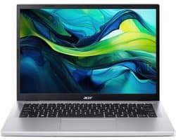 Acer Aspire Go 14 AG14-71P-57X0 Intel® Core™ i5 i5-13420H Laptop 35,6 cm (14") WUXGA 24 GB DDR5-SDRAM 512 GB SSD Wi-Fi 6 (802.11ax) Windows 11 Home US International Zilver