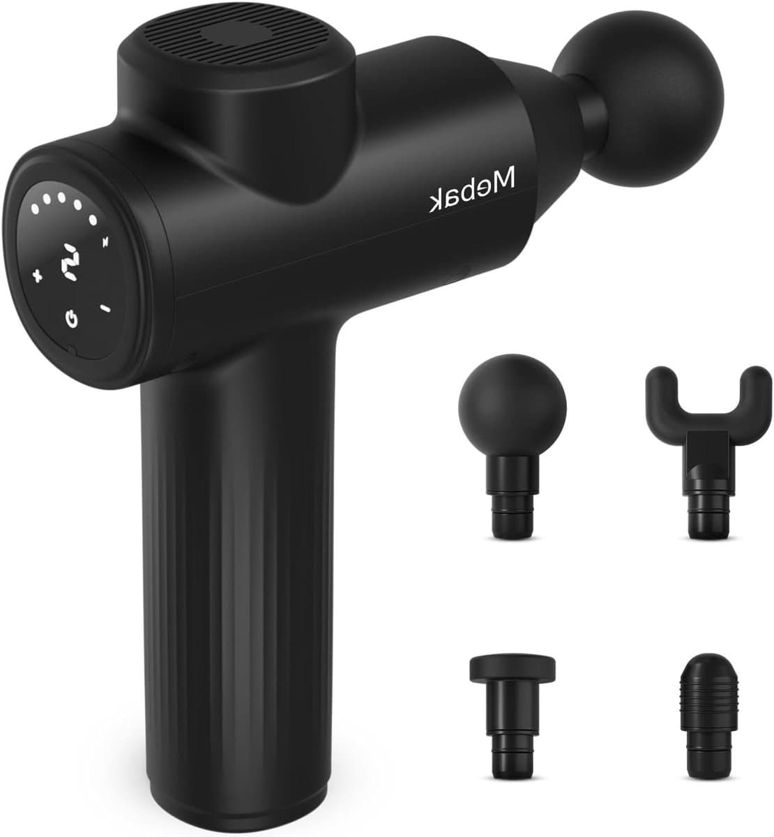 Massagepistool - Deep Tissue Gun - Spierontspanning Verlichting - Stille Werking 5 Snelheden - 750 gram - Zwart — afbeelding 1