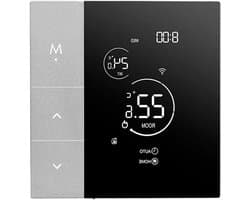 Slimme Thermostaat - Vloerverwarming Regelaar - Comfort Verhoging - WiFi Bediening - 100-240V - Wit